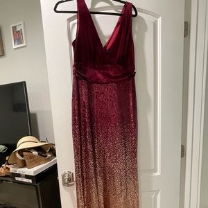 Ever pretty Red Sequin Dress